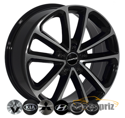 Диски ZW BK5096 BP R18 W7.5 PCD5x114.3 ET50 DIA67.1